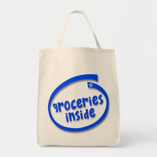 Groceries Inside tote bag (Front)
