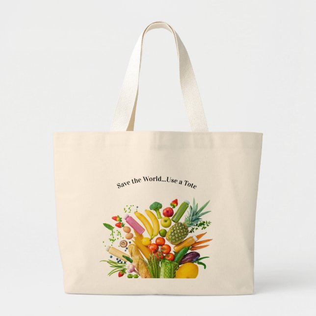 Groceries Tote Bag (Front)
