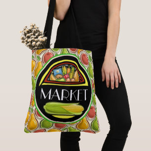 Grocery All Over Print Tote - See Back