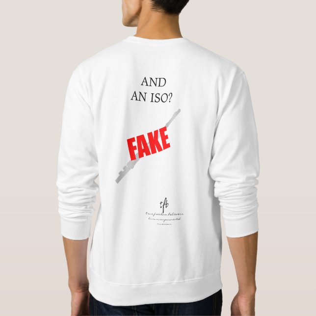 Grocery Instrument-Shaped Objects II Fl. Bl. Txt. Sweatshirt (Back)