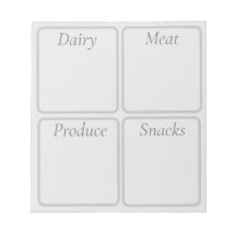 grocery list