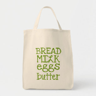 Grocery List Tote Bag