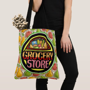 Grocery - See Back ... Tote Bag