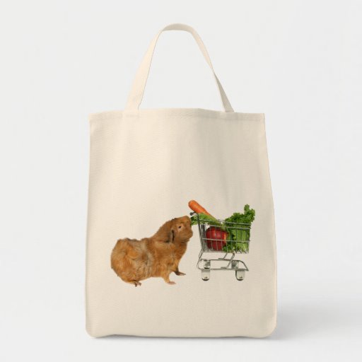 Image of Grocery Shopping Guinea Pig Tote Bag