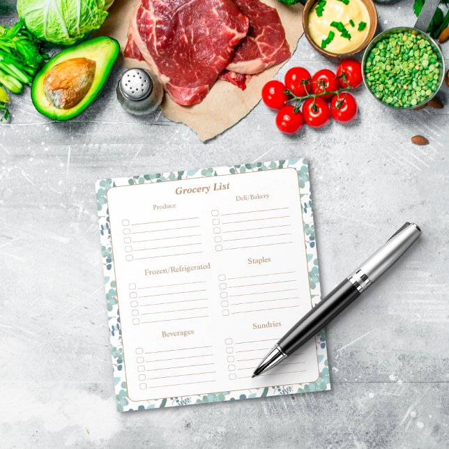 Grocery Shopping List Notepad (Creator Uploaded)