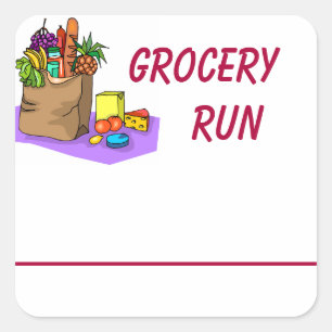 Grocery Shopping Planner Sticker