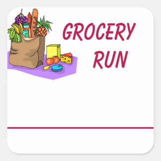 Grocery Shopping Planner Sticker