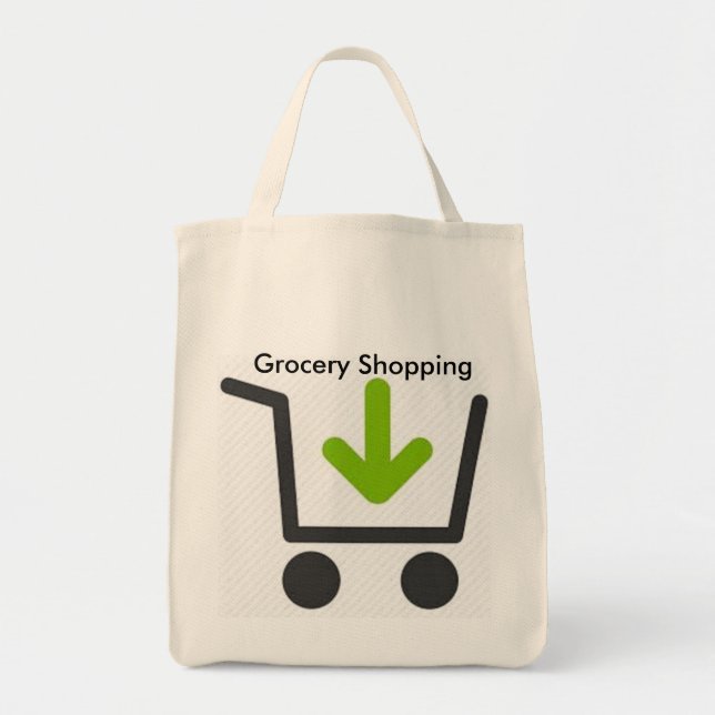 Grocery Shopping Tote Bag (Front)