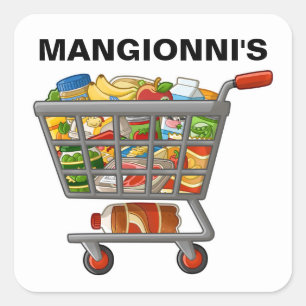 Grocery Square Sticker