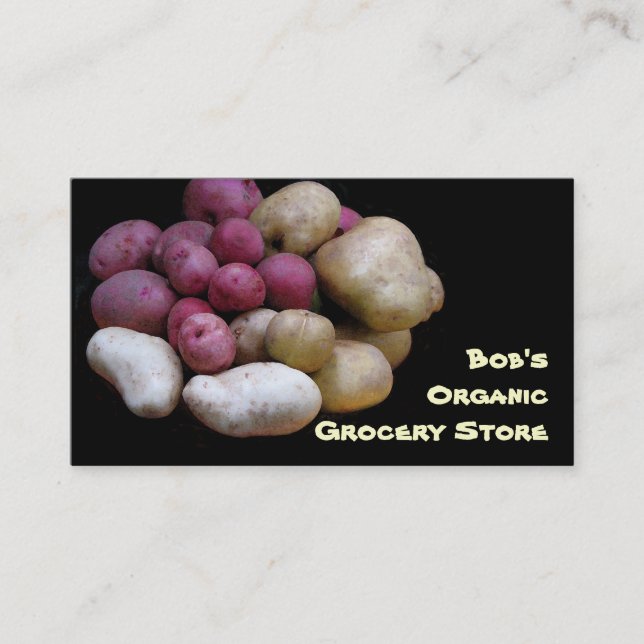 Grocery Store Business Card (Front)