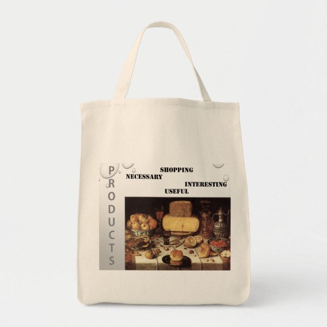Grocery Tote Bag (Front)