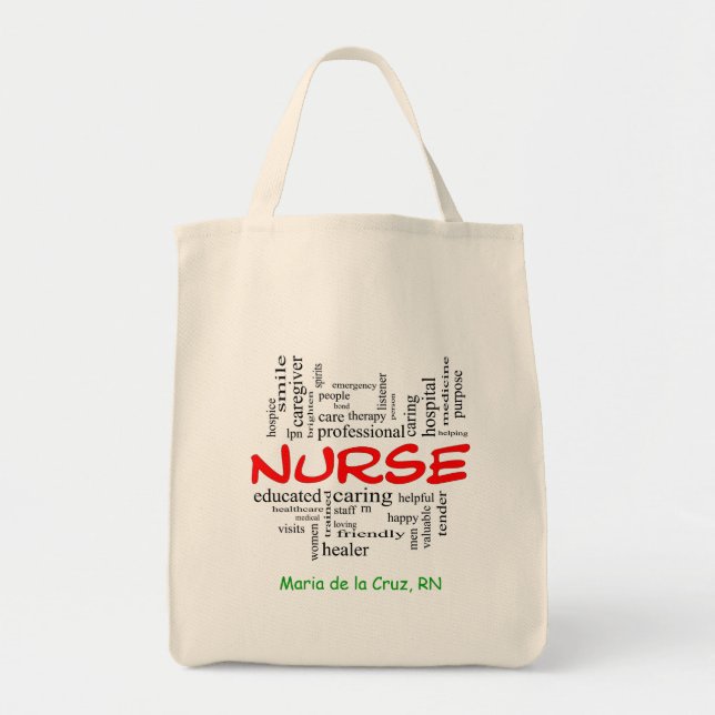 Grocery Tote Bag (Front)