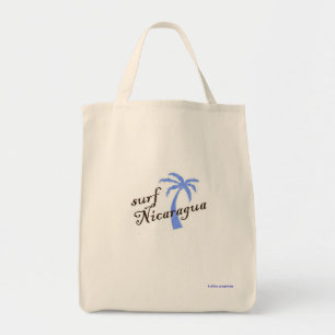 Grocery tote - surf Nicaragua Bag