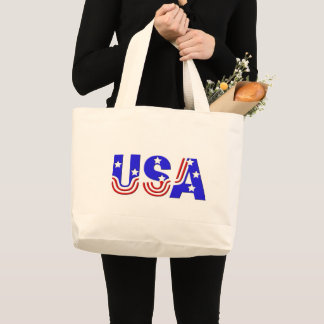 Grocery Tote - USA in Stars & Stripes