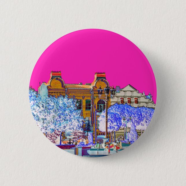 Grodno Belarus Architecture 6 Cm Round Badge (Front)