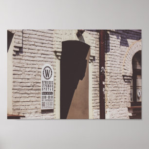 Grodno Belarus City Architecture Minimalism Poster