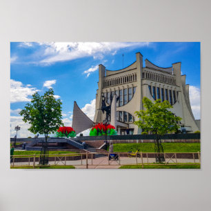 Grodno Belarus Cityscape Architecture City View Poster