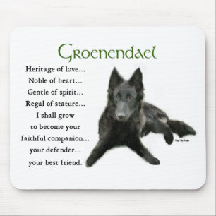 Groenendael Belgian Sheepdog Gifts Mouse Mat