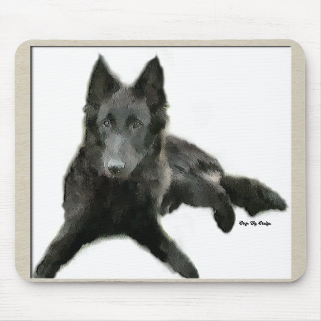 Groenendael Belgian Sheepdog Gifts Mouse Mat (Front)