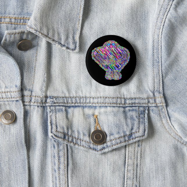 Grogger the Golem 6 Cm Round Badge (In Situ)