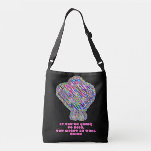 Grogger the Golem rise and shine inspirational Crossbody Bag