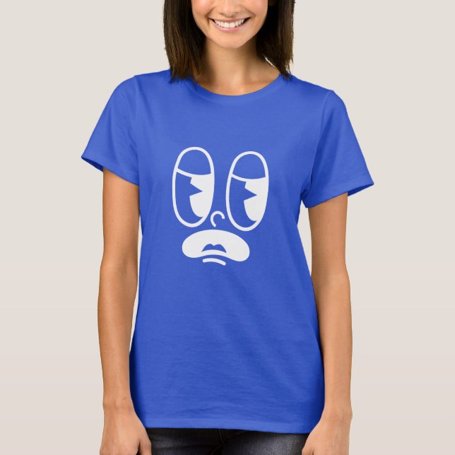 Groggy Glitch Face T-Shirt (Front)