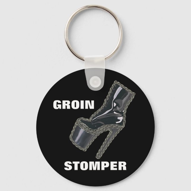 GROIN STOMPER  KEY RING (Front)