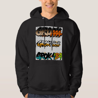 Grok4 perfect" hoodie design featuring T-Shirts