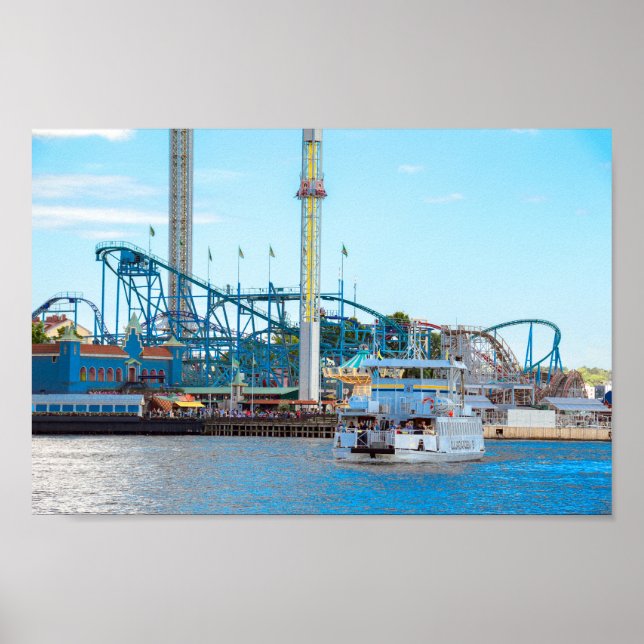 Grona Lund Amusement Park, Stockholm, Sweden Poster (Front)