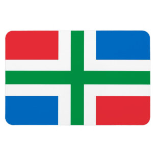 Groningen Flag Netherlands country region Magnet