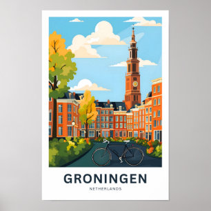Groningen Netherlands Travel Print