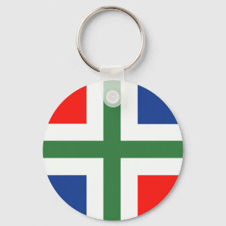 Groningse vlag sleutelhanger key ring