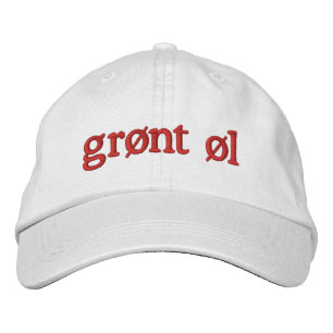 Grønt øl embroidered hat