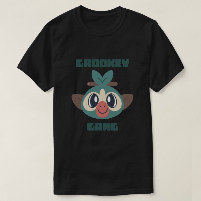 GROOKEY GANG - Team Grookey - Generation 8 Sword & T-Shirt (Design Front)
