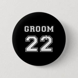 Groom 2022 Engagement Party Matching Honeymoon Bri 6 Cm Round Badge