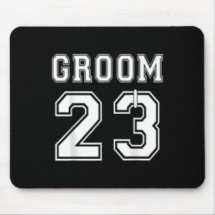 Groom 2023 Engagement Party Matching Honeymoon Jus Mouse Mat