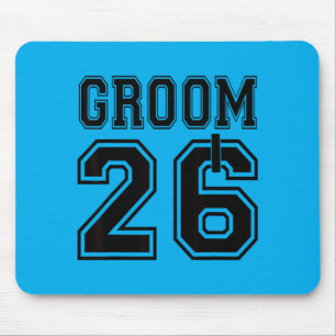 Groom 2026 Engagement Party Matching Honeymoon Mouse Mat