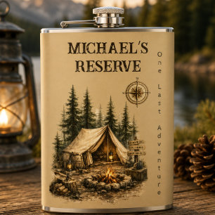 Groom Adventure Bachelor Weekend Whiskey Gift Hip Flask