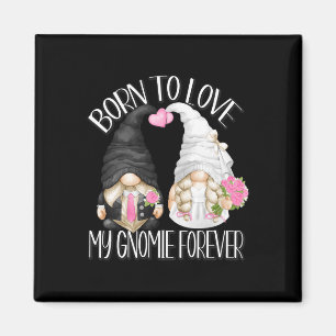 Groom And Bride Gnomes For Wedding Couple Bachelor Magnet