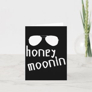Groom And Bride Honey Moonin Couples Wedding Funny Card
