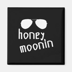 Groom And Bride Honey Moonin Couples Wedding Funny Magnet