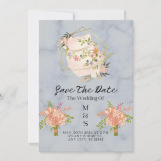 Groom and bride invitation