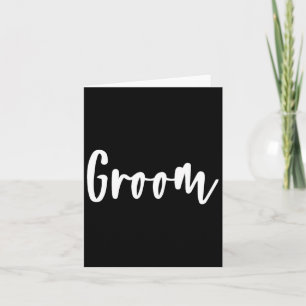 Groom - Bachelor Party Getting Ready Wedding Day 1 Card