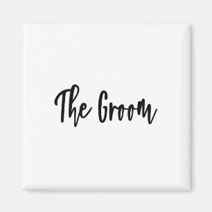 Groom - Bachelor Party Getting Ready Wedding Day Magnet