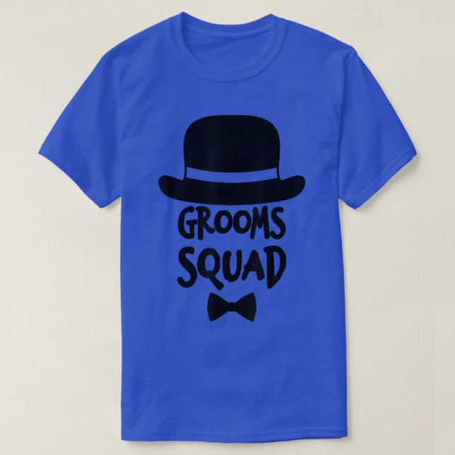 Groom Bachelor Party Grooms Squad Wedding Groomsme T-Shirt (Design Front)