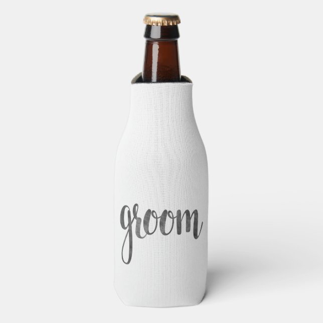 Groom bachelor party Mr. Bottle Cooler (Bottle Front)
