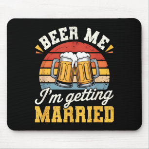 Groom Bachelor Party Wedding Funny Getting Married Mouse Mat