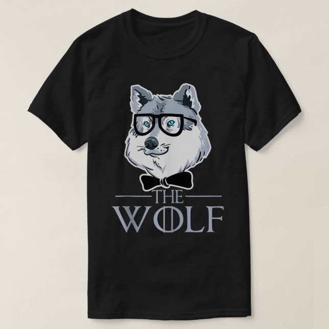 Groom Bachelor Party Wolf Wedding Funny Humor Gift T-Shirt (Design Front)