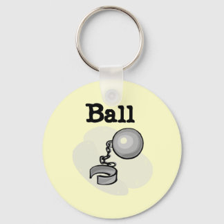 Groom Ball and Chain Tshirts and Gifts Key Ring