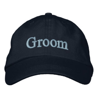 Groom baseball hat